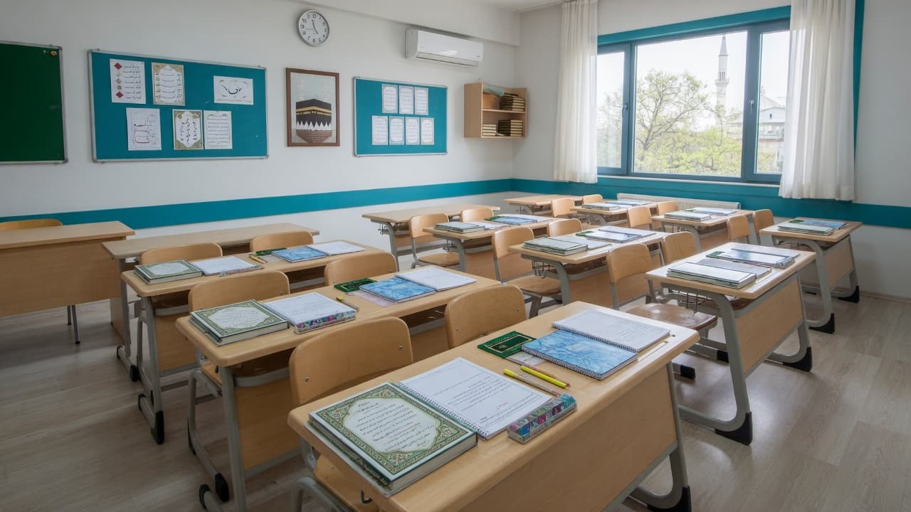 Didar eğitim merkezi ders salonu iç mekânı